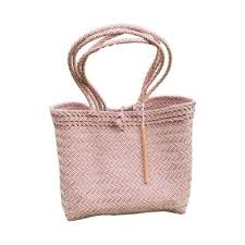 Recycled Plastic Woven Beach Tote Vie