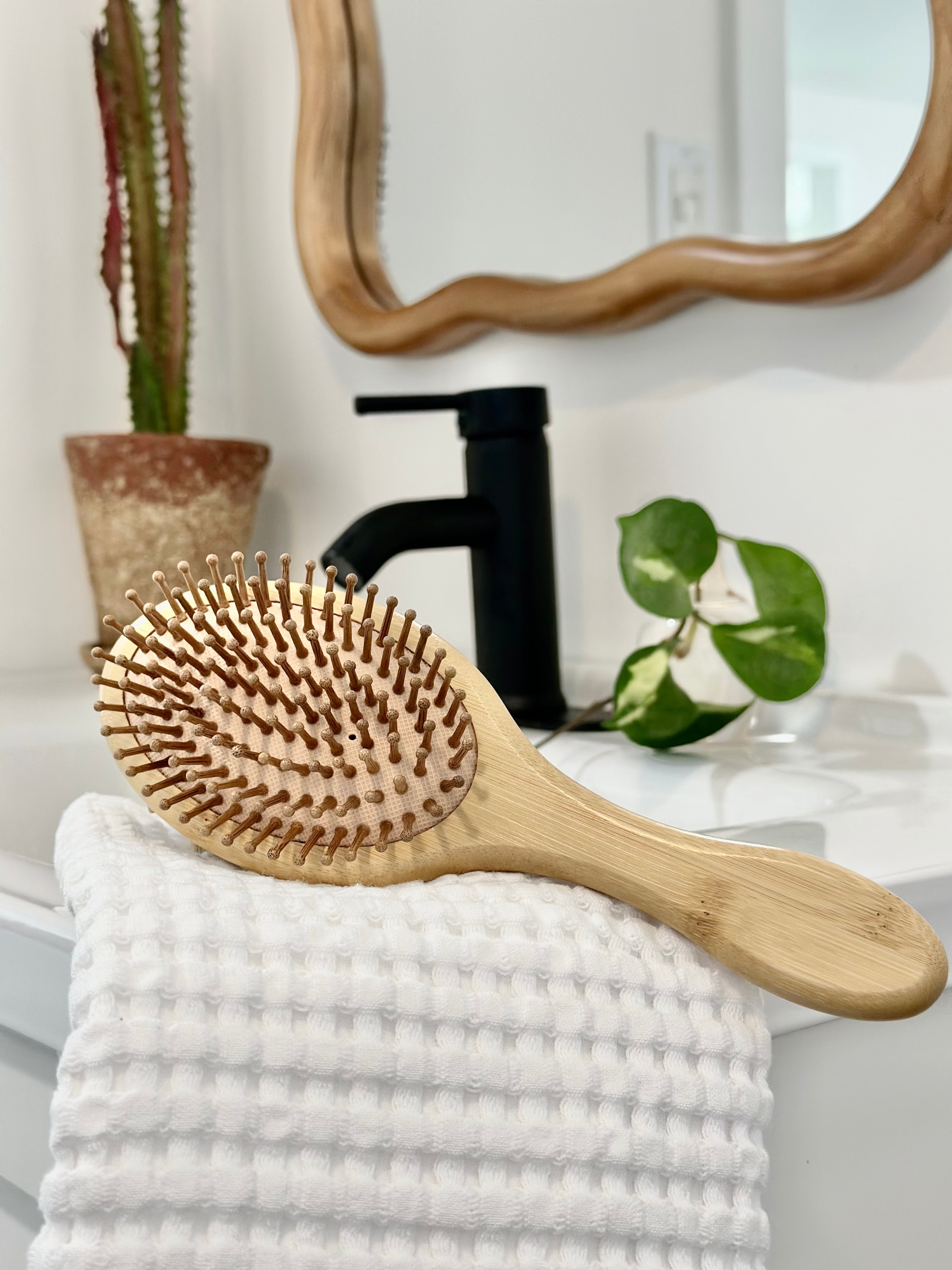 Bamboo Hair Brush DHGATE