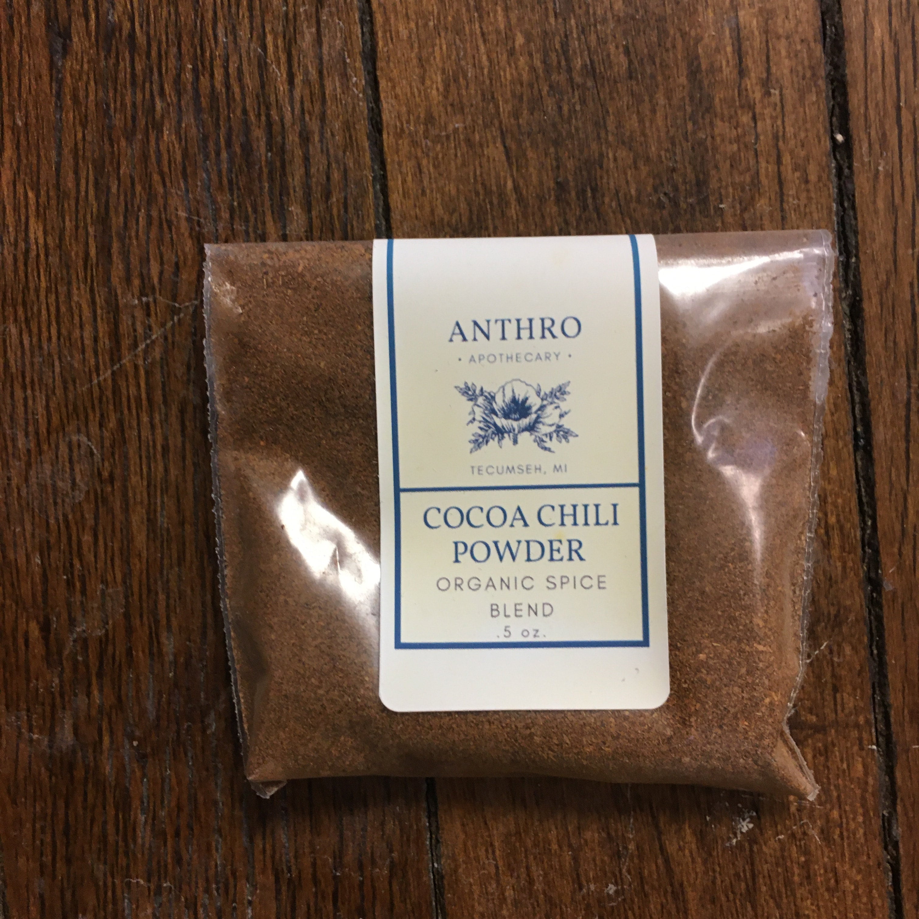 Cocoa Chili Powder baggie Mountain Rose