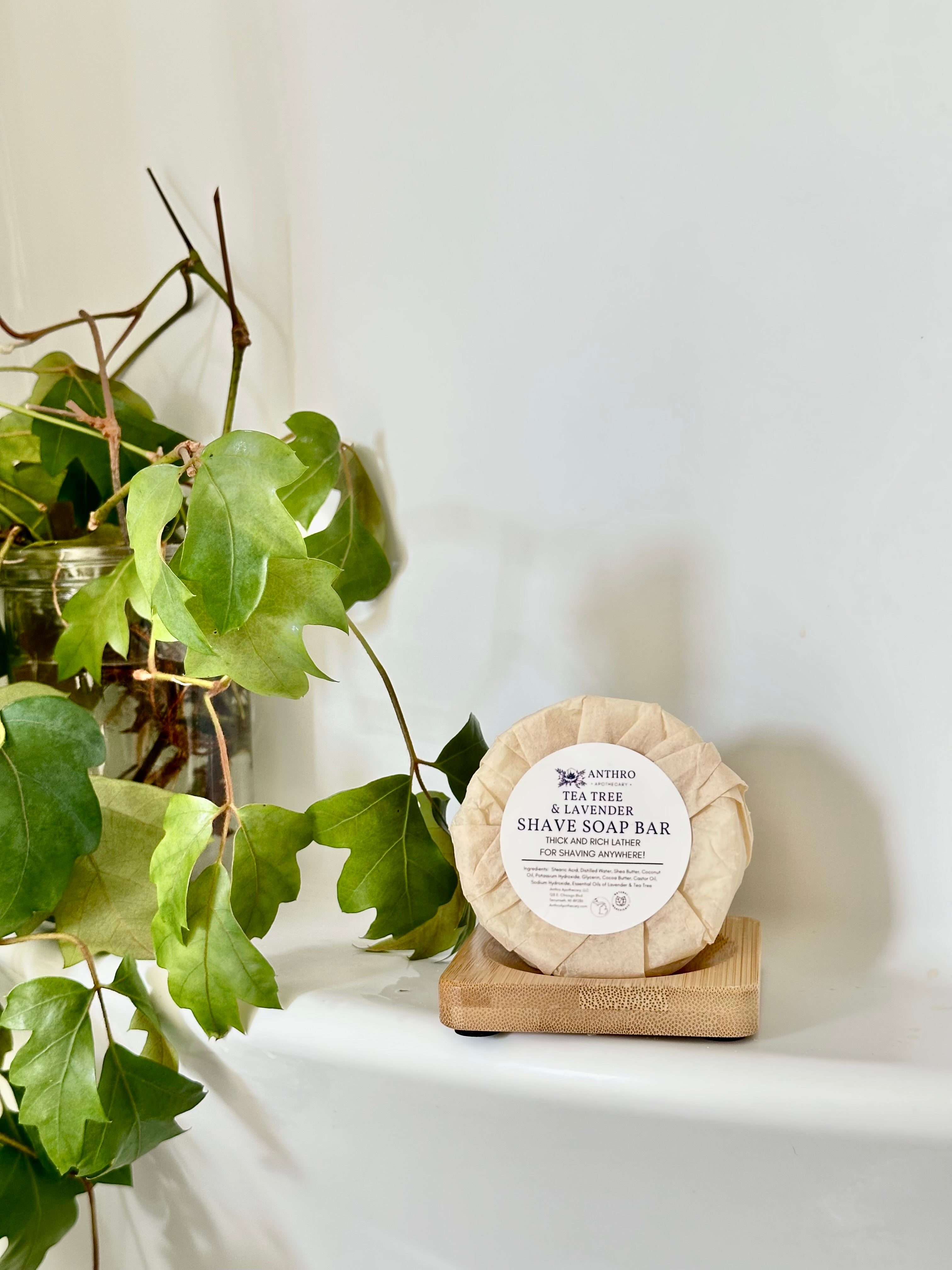 Women’s Shave Soap Bar Handmade by Anthro Apothecary