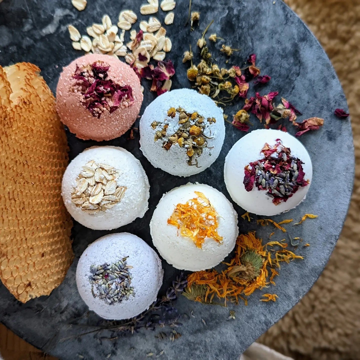Natural Bath bomb by Gnat & Bee Anthro Apothecary