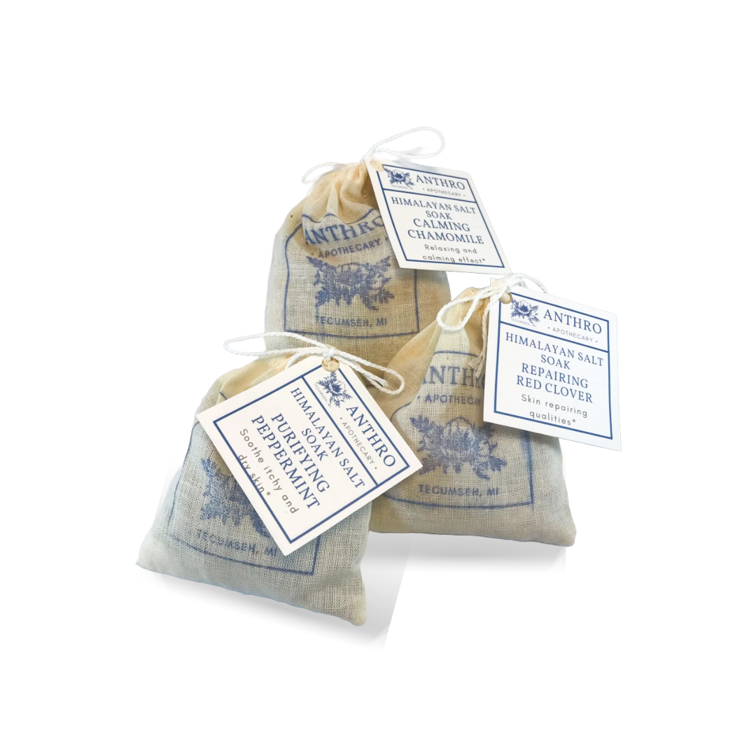 Himalayan Salt Bath Soak Handmade by Anthro Apothecary