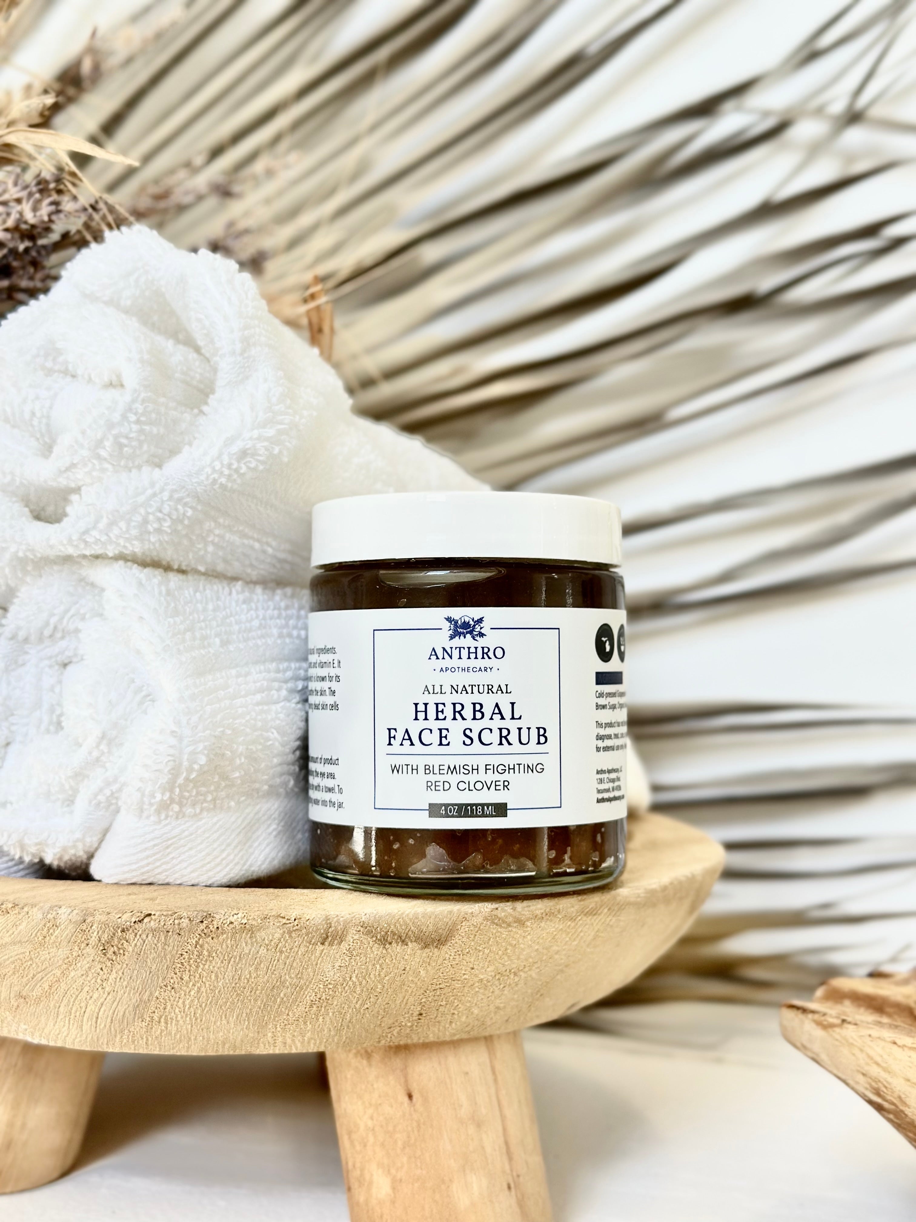 Face Scrub Handmade by Anthro Apothecary