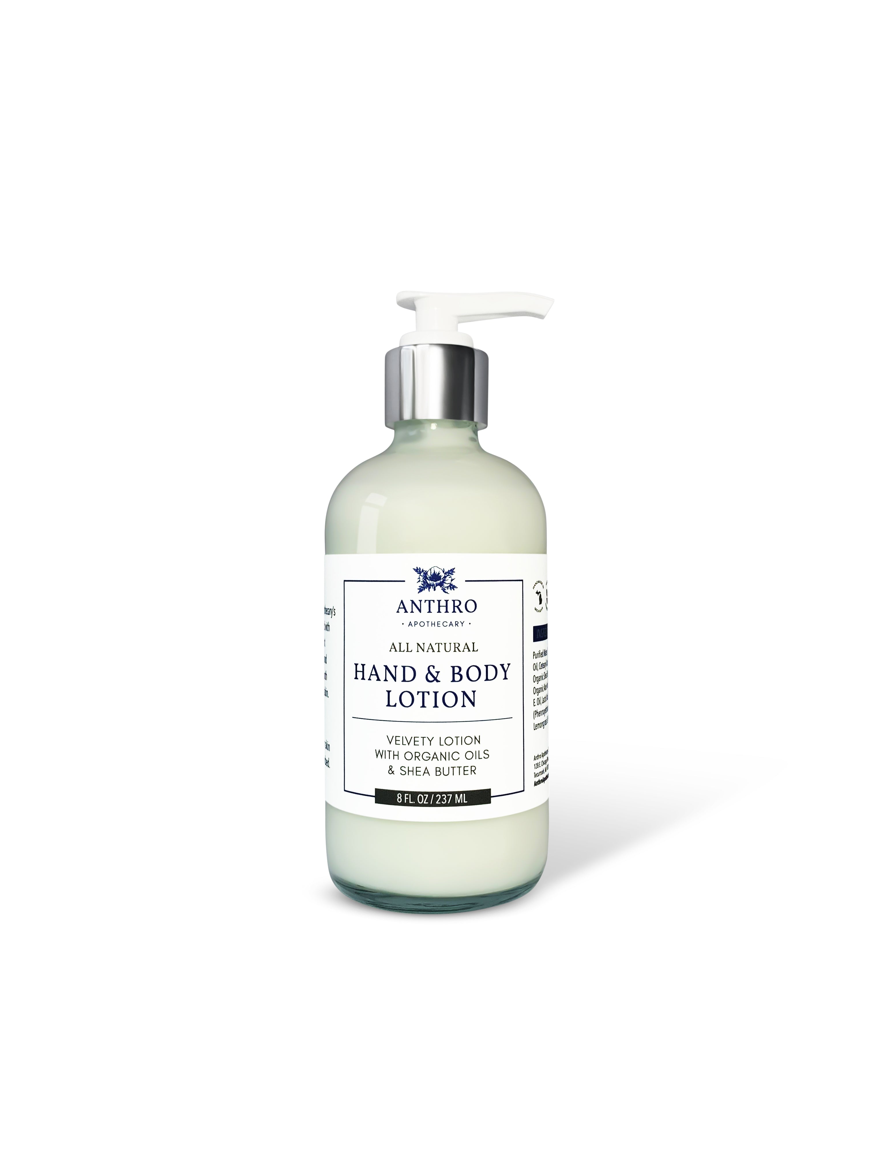 Natural Hand & Body Lotion Handmade by Anthro Apothecary