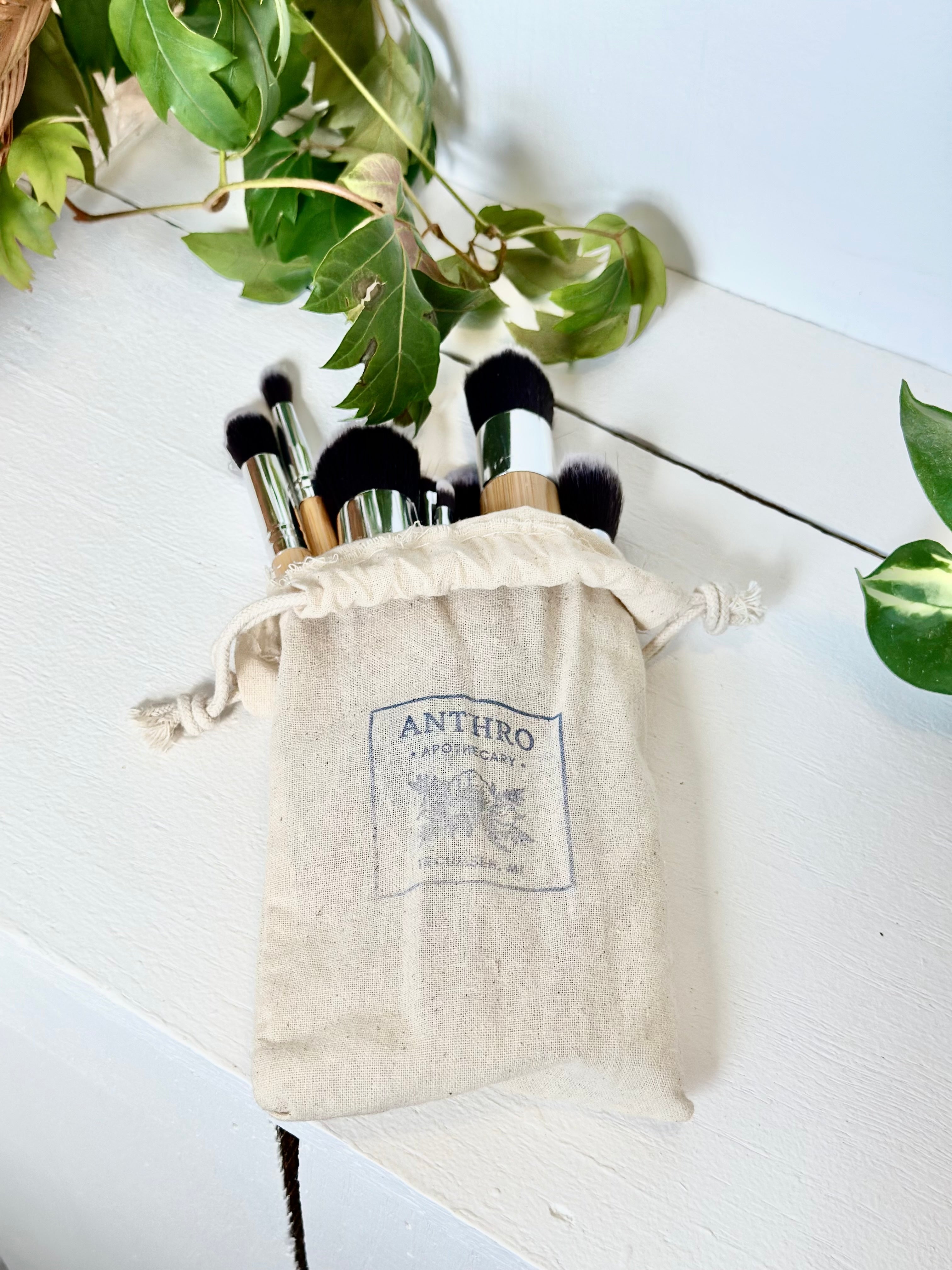 Bamboo Makeup Brush Set DHGATE